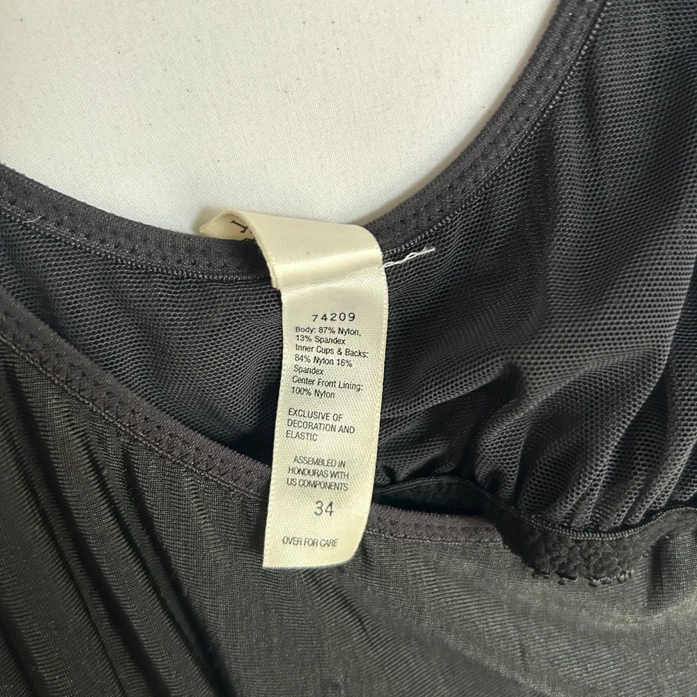 VTG Victoria Secret Basic Slip Dress Stretchy Tank Minimalist Womens 34 S M Y2K